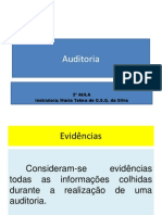 Auditoria Segunda Mais Terceira Aula 17102013