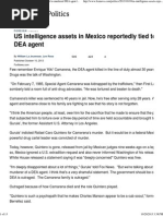 US Intelligence Assets in Mexico Reportedly Tied To Murdered DEA Agent - Fox News PDF