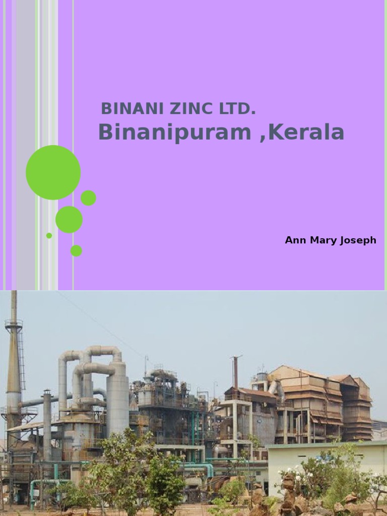 Binani Zinc OST PDF Tariff Economies