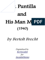 MR Puntilla and His Man Matti - Brecht PDF