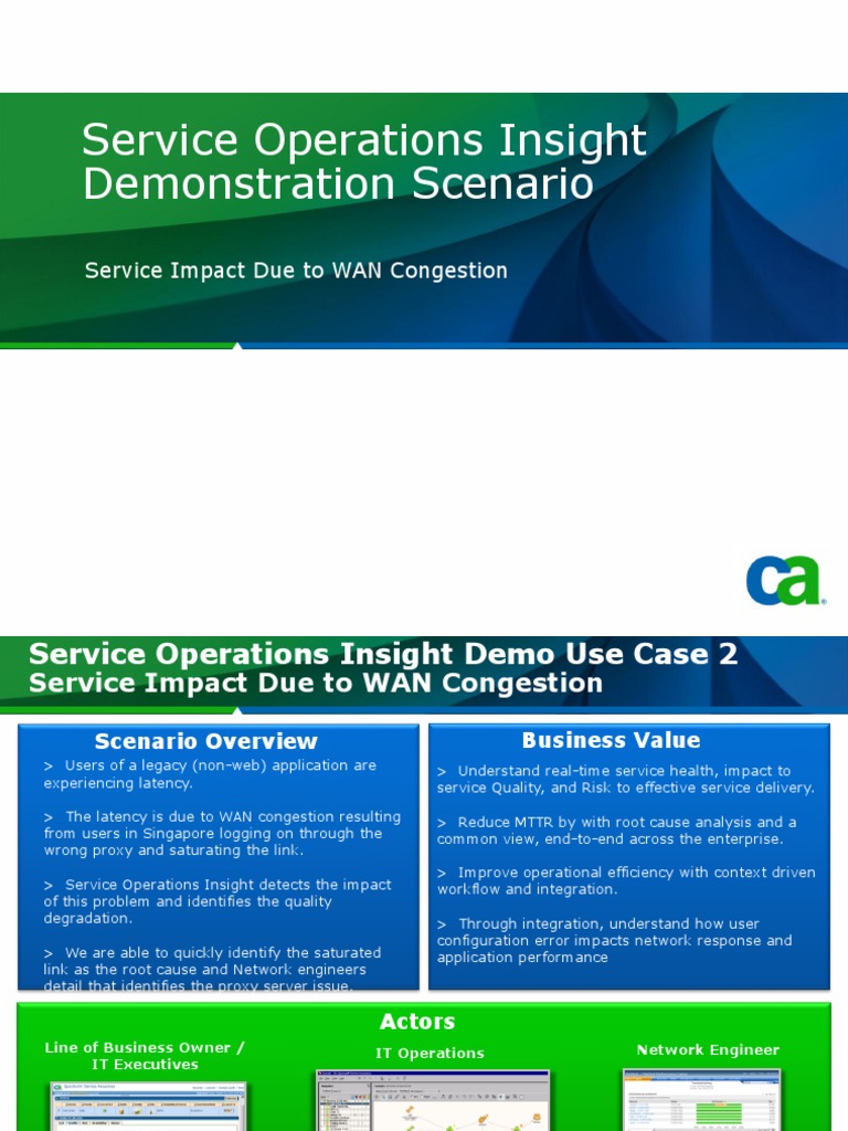 WAN Congestion Impact on Service | PDF | Network Congestion | Proxy Server