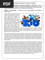 Atividades Filme Rio 1 Ano Escola Neli Helena