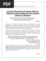 Download Current Educational Progress Ratio in Pakistan by amna-sarwar SN17764192 doc pdf