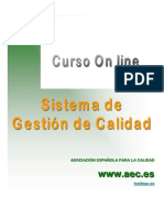 Curso Sistema de Gestión de Calidad