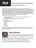Download Create a Scriped SharePoint 2013 Development Environment Tutorial by Vlad Catrinescu SN177652234 doc pdf