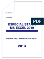 Manual de Excel 2010