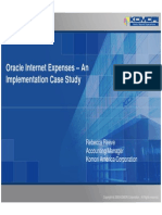 Internet Expenses Oracle
