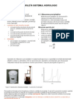 Hidrologie - INTR ĂRILE ÎN SISTEMUL HIDROLOGIC