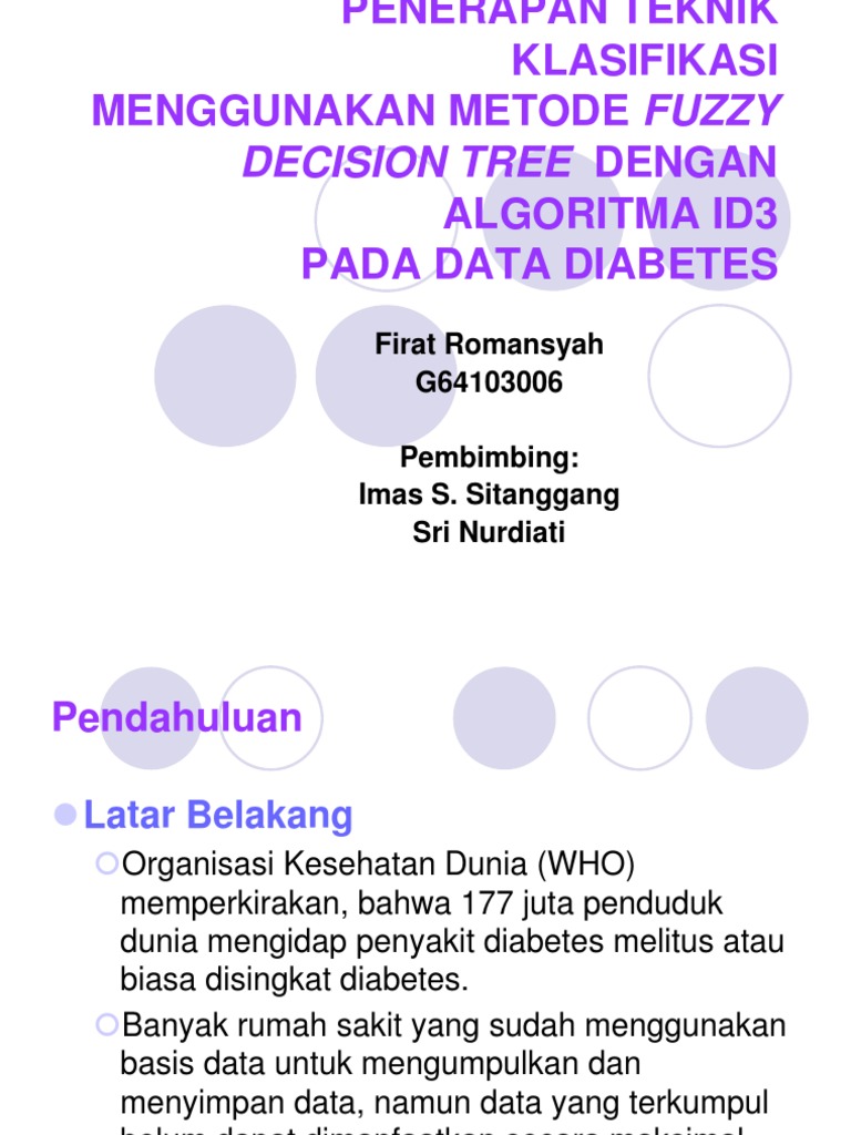 Penerapan Teknik Klasifikasi Menggunakan Metode Fuzzy Decision Tree ...