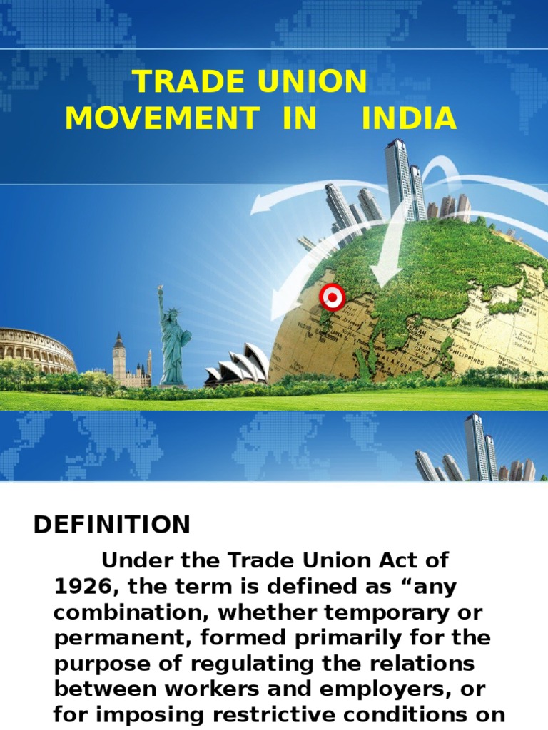 list of case study on trade union in india