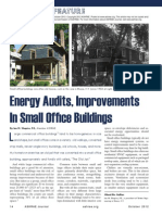 Energy Audit improvements in small office buildings