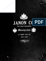 Fine Hand Embroided Monograms Janon Catalog