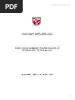 Download Universiti Putra Malaysias ENTRY REQUIREMENTS by iskandar12345 SN177692963 doc pdf