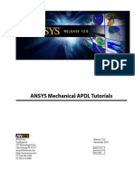 ANSYS Mechanical APDL Tutorials