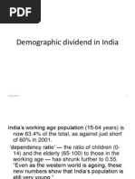 Demographic Dividend in India