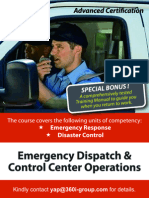 Emergency Dispatch & Control Center Operations