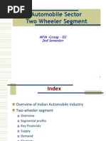 Automobile Sector-Two Wheeler Segment