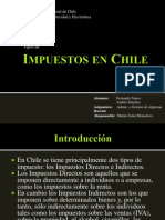 Disertación Tipos de Impuestos en Chile