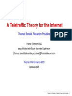 Tutorial On Teletraffic Theory
