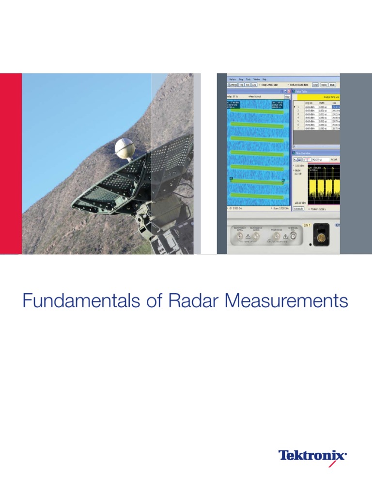 Radar Measurement Techniques Explained | PDF | Modulation | Bandwidth ...