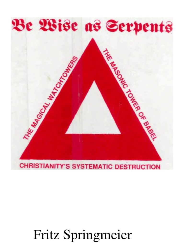 Be Wise As Serpents | PDF | Jews | Satanism