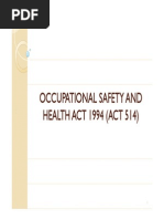 Download Occupational Safety and Health Act 1994 Act 514 by Fahmi Canaries SN177712077 doc pdf