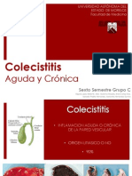 Colecistitis Aguda y Crc3b3nica