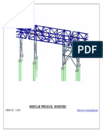 Modular Pipe Rack Isometric: Prepd. By: S. Roy