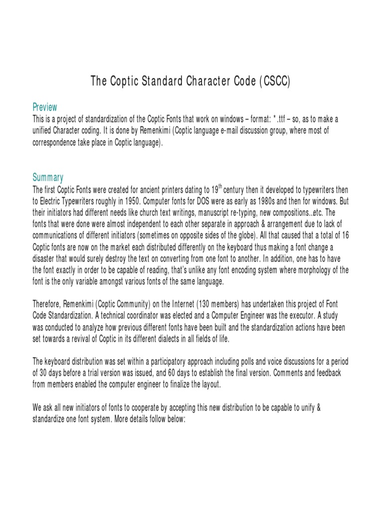 Coptic Keyboard | PDF | Computer Keyboard | Typefaces