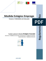 ESTAGIOS EMPREGO-REGULAMENTO