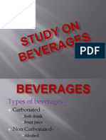 Study On Beverages