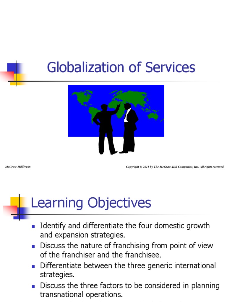 Globalization of Services | Franchising | Strategic Management