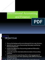 International Accounting and Finance