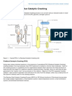 Typical PFD of Residue Catalytic Cracking