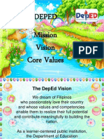 DEPED Mission Vision Core Values