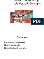 Lesson 1-Introducing Basic Network Concepts