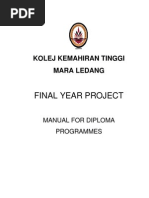 Manual PM-FYP Diploma KKTM Ledang