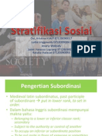 Stratifikasi Sosial