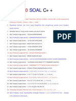 Algoritma Dan Pemrograman - 50 Soal C++