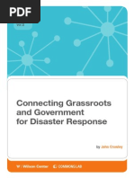 Download Connecting Grassroots  Government for Disaster Response by The Wilson Center SN177818033 doc pdf