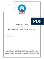 NABH Application Form Hospital