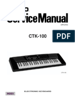 Casio CTK100 Service