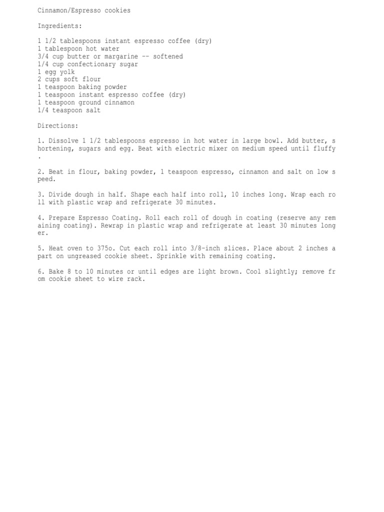 Cookie Recipes | PDF | Home & Garden | Wellness
