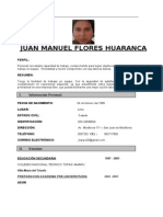 Curriculum Vitae-Juan Manuel Flores