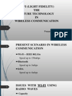 Presentation On Li-Fi (Light Fidelity) The Future Technology in Wireless Communication