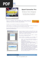 Spool Converter Pro: Windows Form Designer