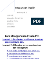 Cara Penggunaan Insulin
