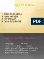 Equities of Syariah Laws