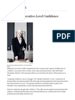 10 Steps to Executive-Level Confidence 