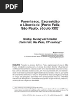 Parentesco, escravidão e liberdade - Roberto Guedes
